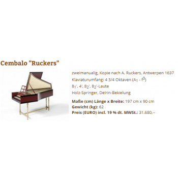 ĐÀN Cembalo (Ruckers)